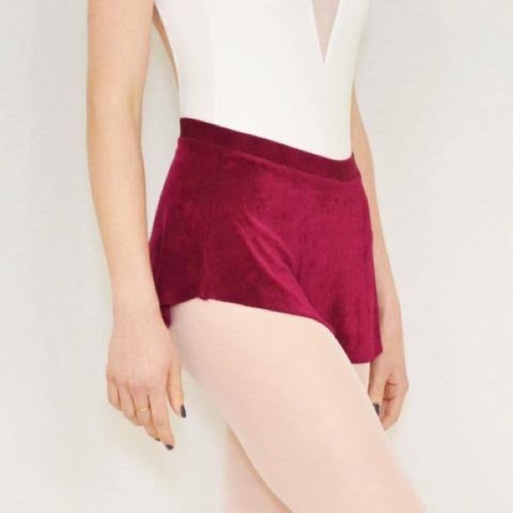Bullet Pointe Maroon Ballet Skirt